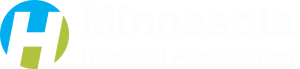 a logo that says MN hospital association