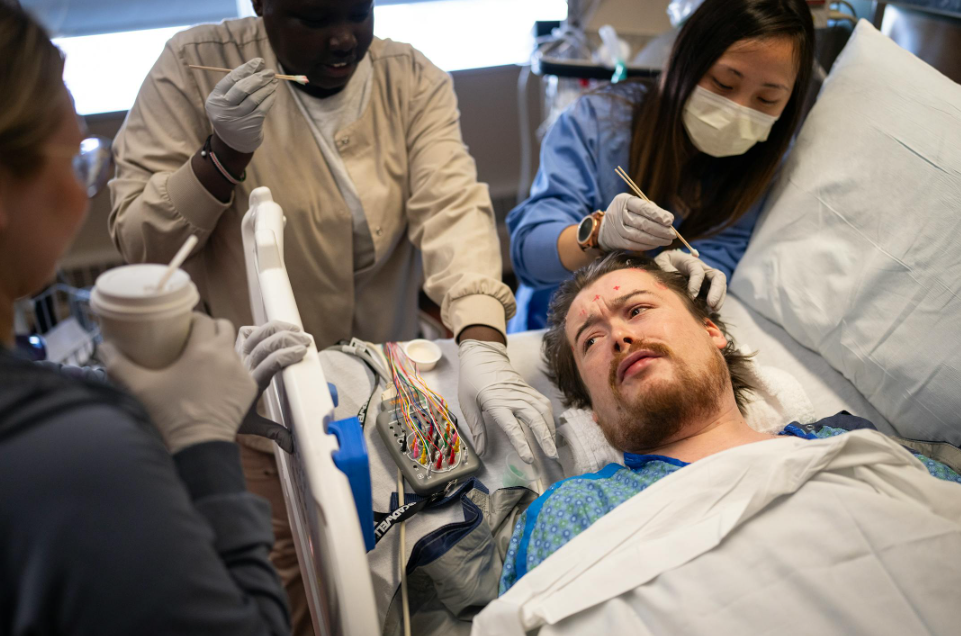 An emergency room patient at north memorial health